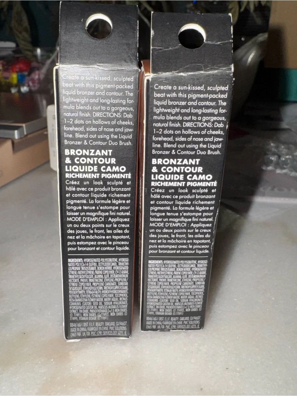 Camo liquid bronzer & contour - set of 2